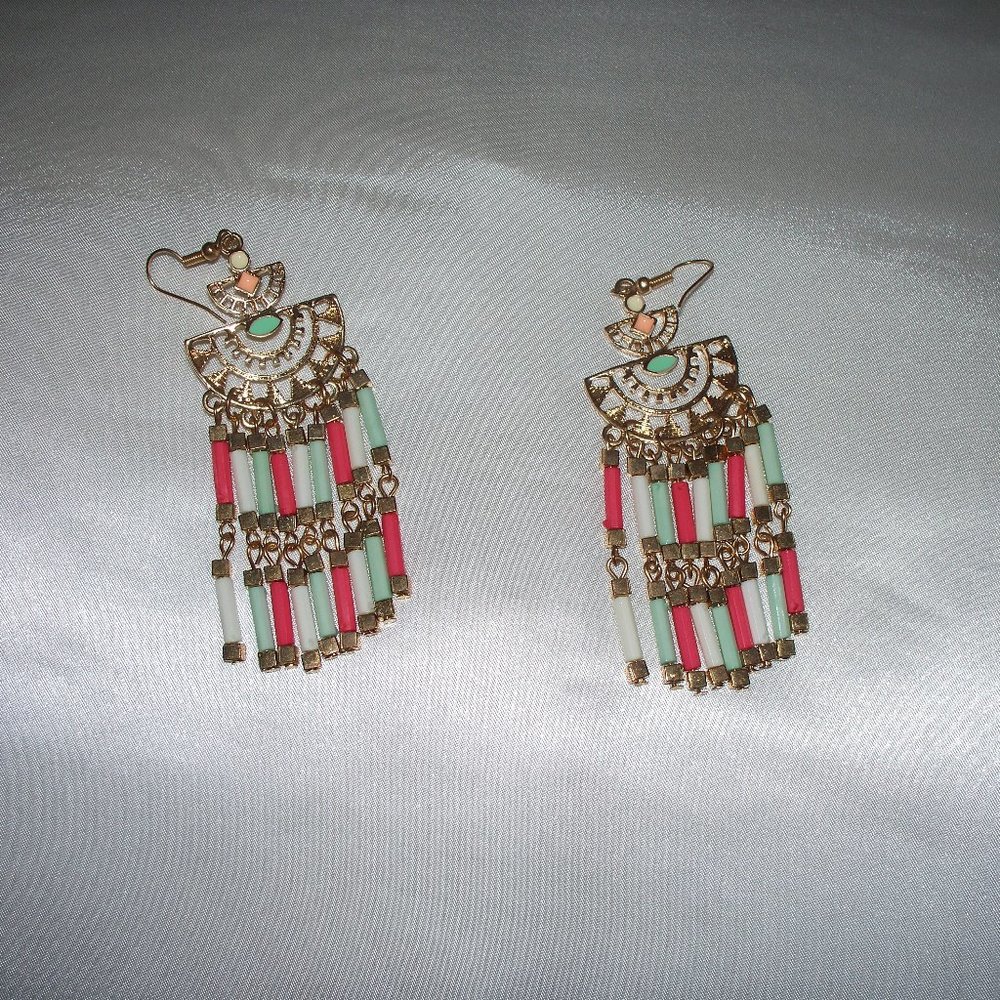 Exotic beaded earrings
